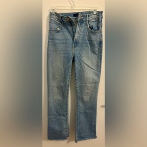 MOTHER “The Hustler” Ankle Fray Jeans, Size 24